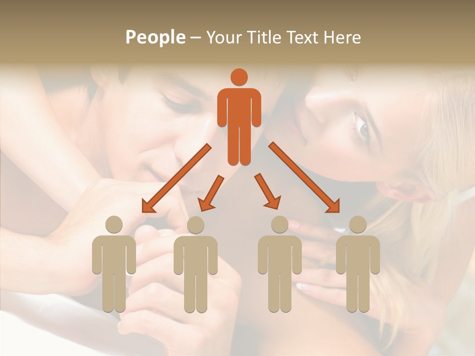 Togetherness Portrait Young PowerPoint Template