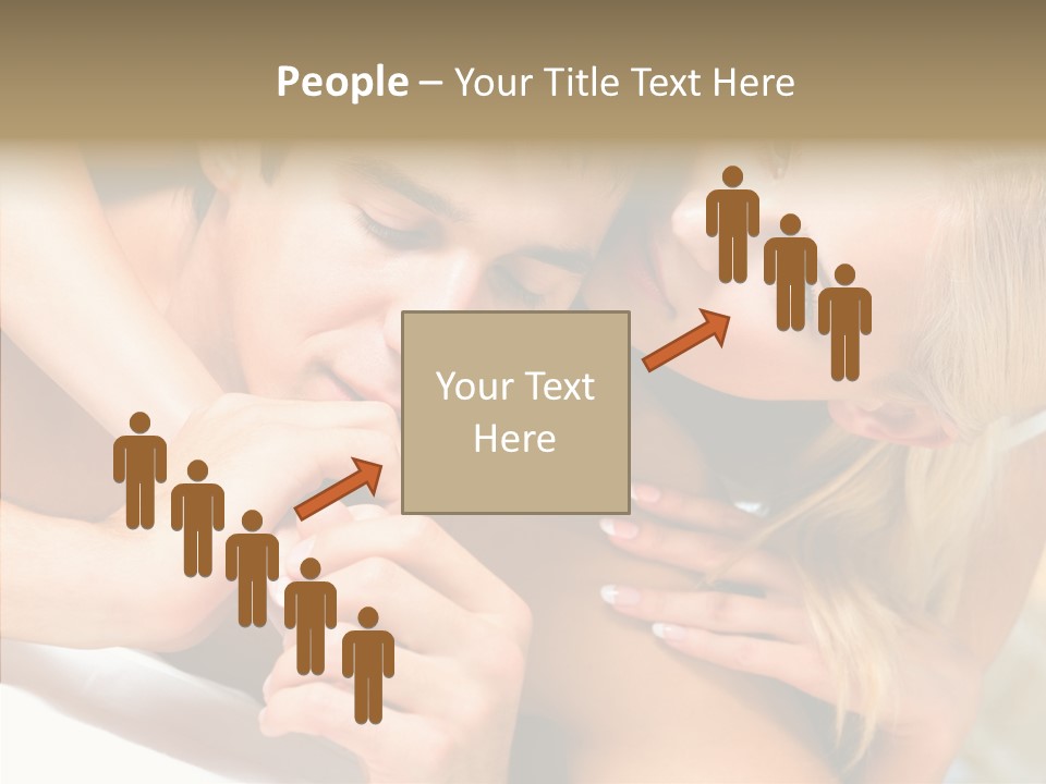 Togetherness Portrait Young PowerPoint Template