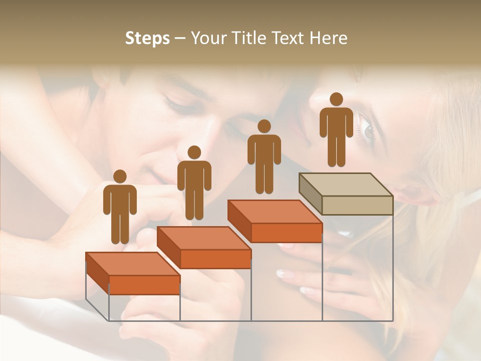 Togetherness Portrait Young PowerPoint Template