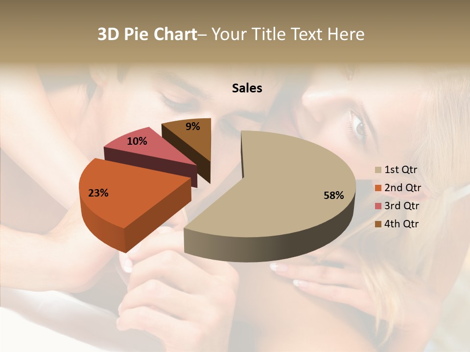 Togetherness Portrait Young PowerPoint Template