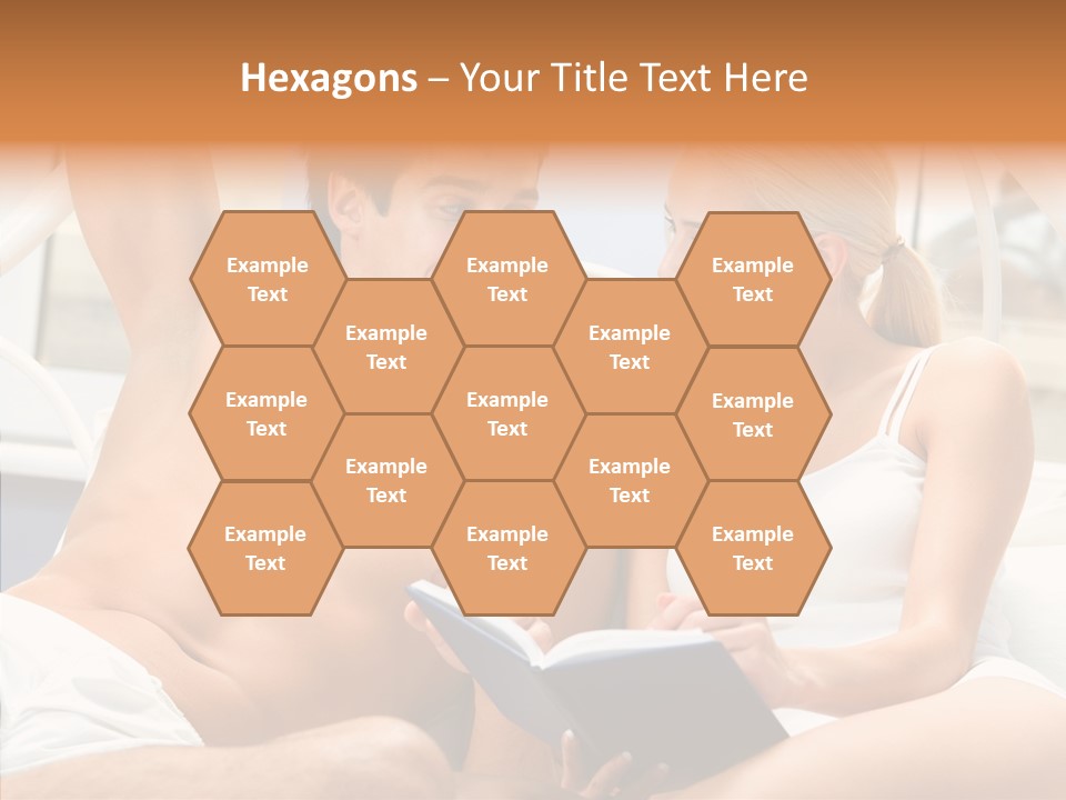 Woman Male Happy PowerPoint Template