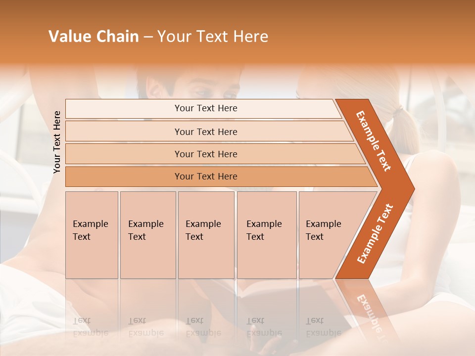 Woman Male Happy PowerPoint Template