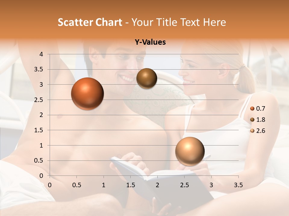 Woman Male Happy PowerPoint Template