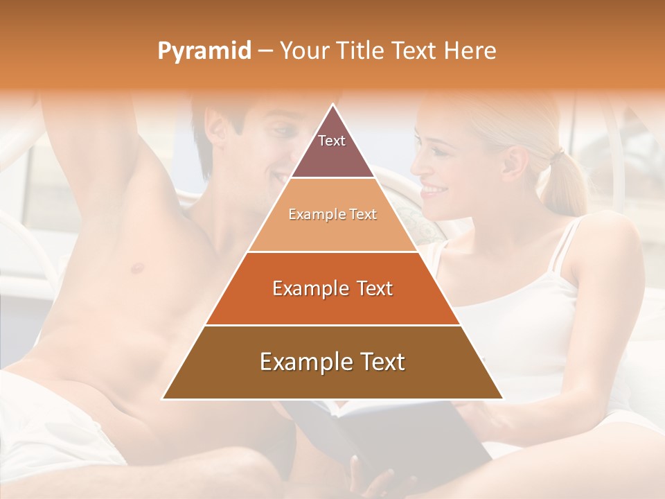 Woman Male Happy PowerPoint Template