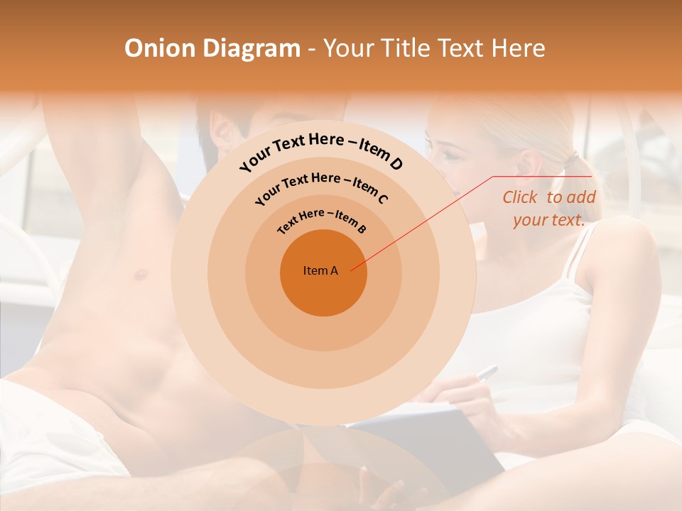 Woman Male Happy PowerPoint Template