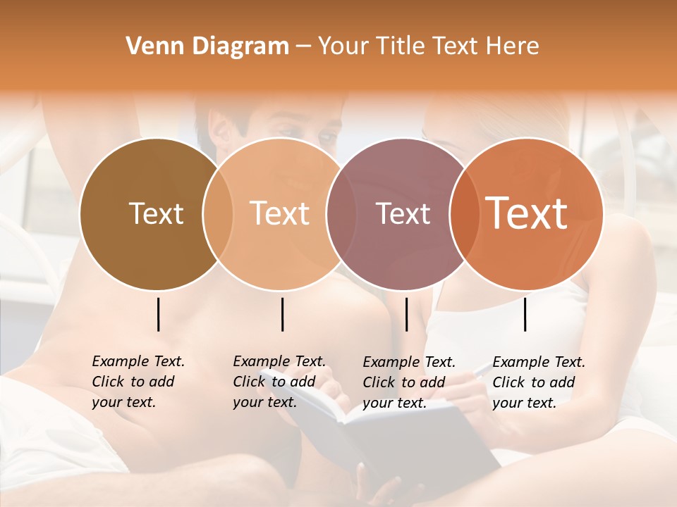 Woman Male Happy PowerPoint Template