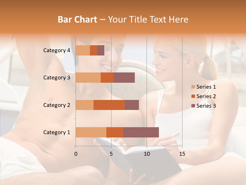 Woman Male Happy PowerPoint Template