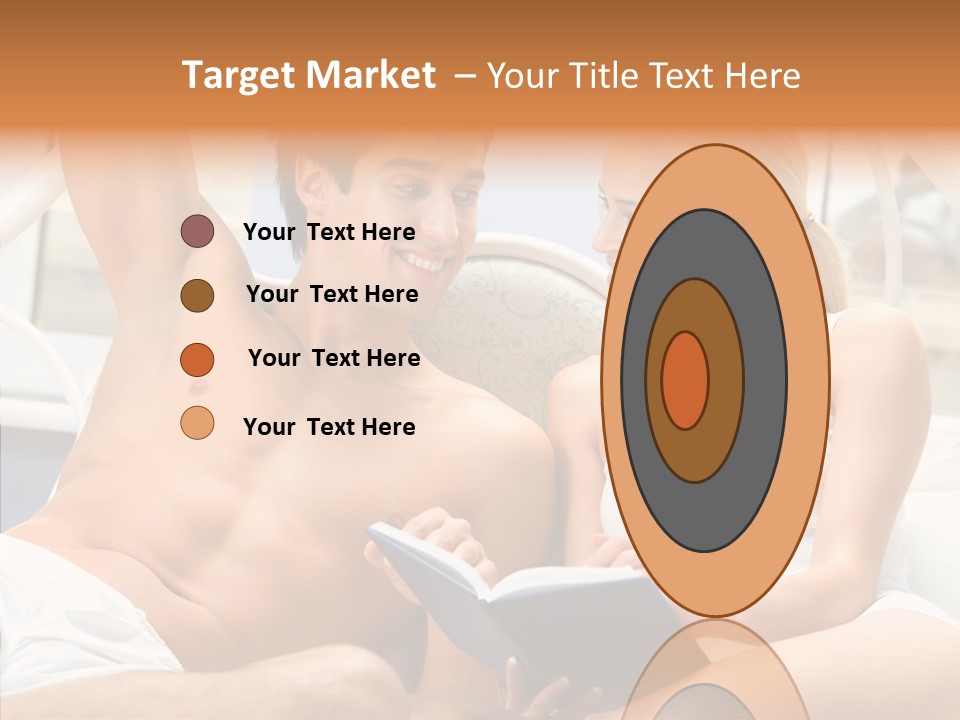 Woman Male Happy PowerPoint Template