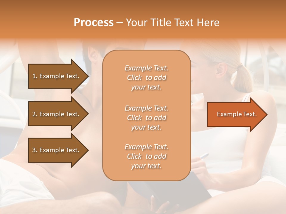 Woman Male Happy PowerPoint Template