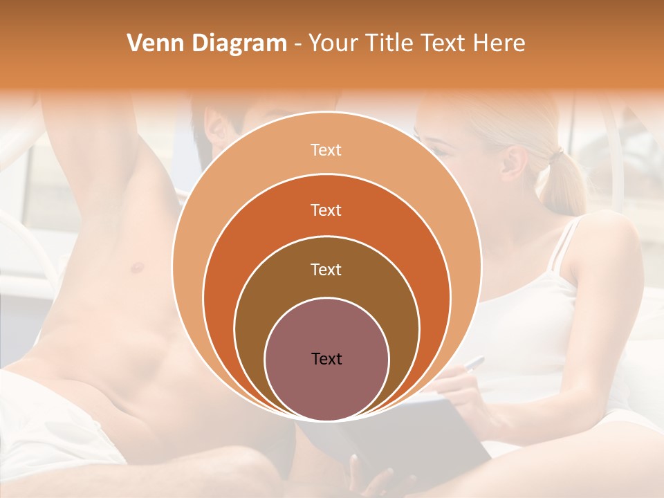 Woman Male Happy PowerPoint Template