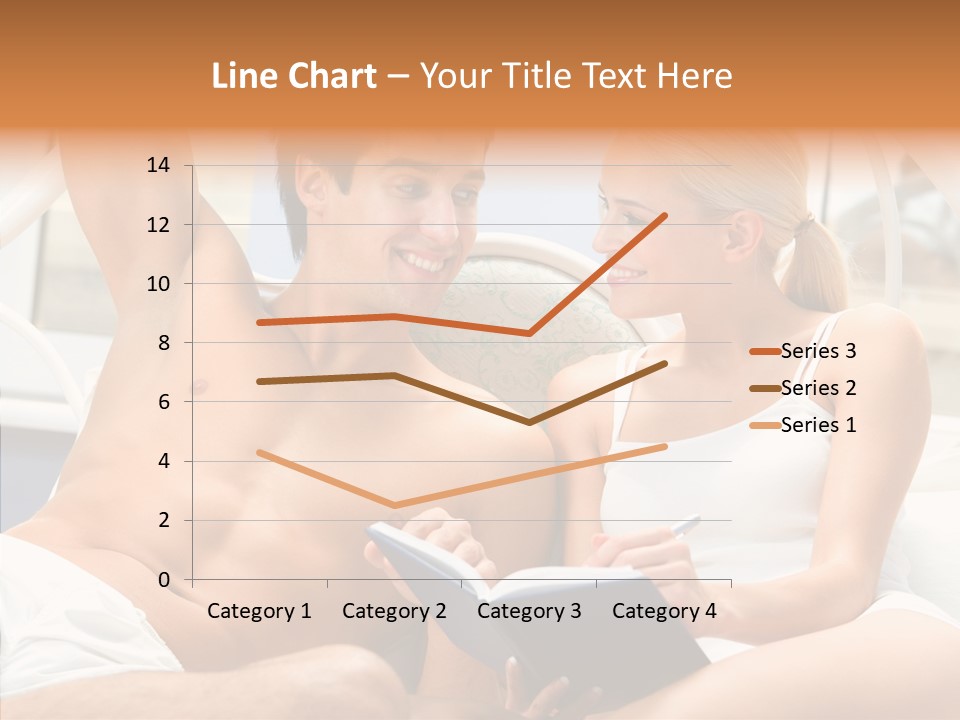 Woman Male Happy PowerPoint Template
