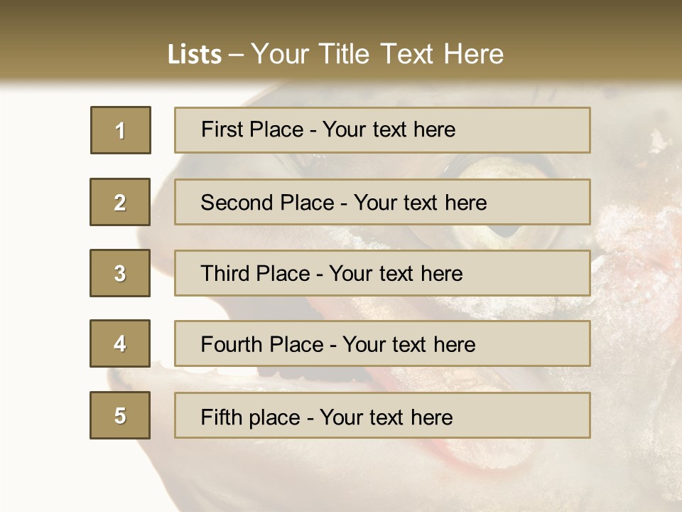 Nutrition Meat Fin PowerPoint Template