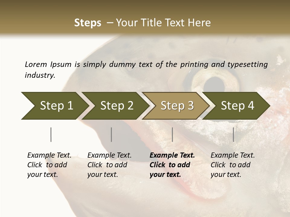 Nutrition Meat Fin PowerPoint Template