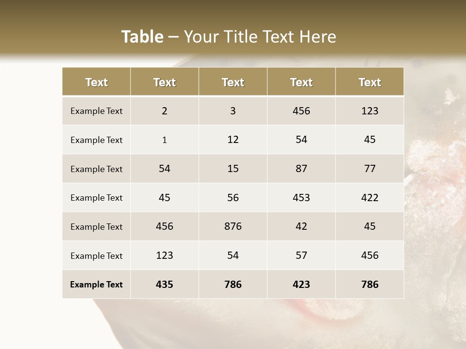 Nutrition Meat Fin PowerPoint Template
