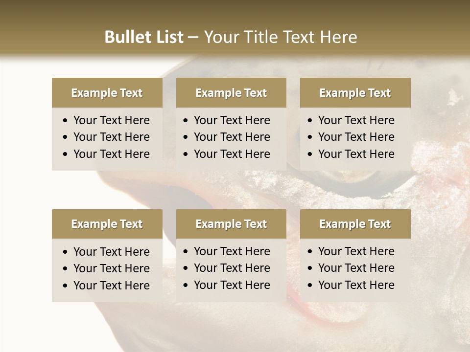 Nutrition Meat Fin PowerPoint Template