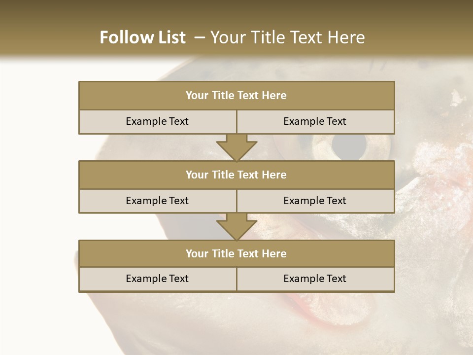 Nutrition Meat Fin PowerPoint Template
