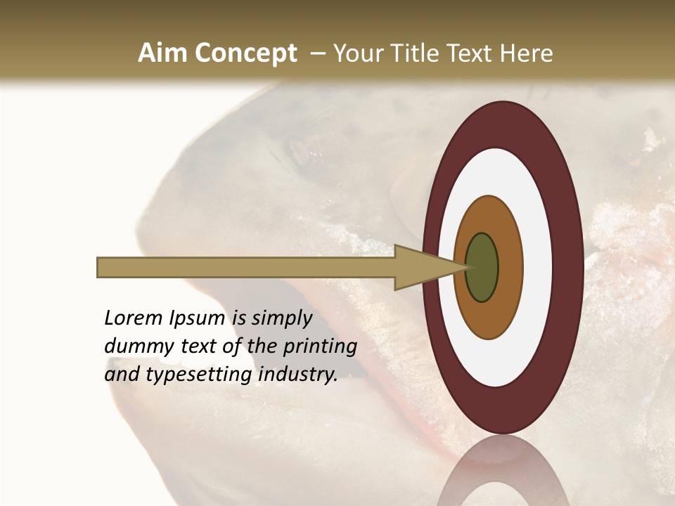 Nutrition Meat Fin PowerPoint Template