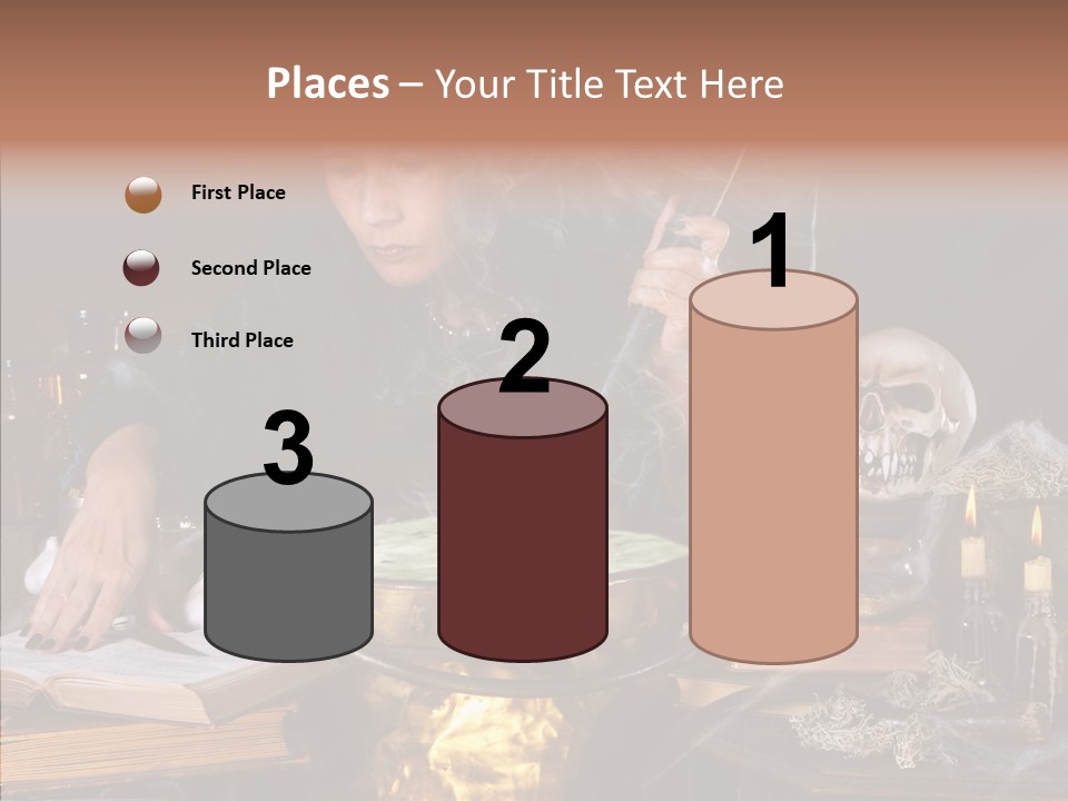 Evil Sorceress Bad PowerPoint Template