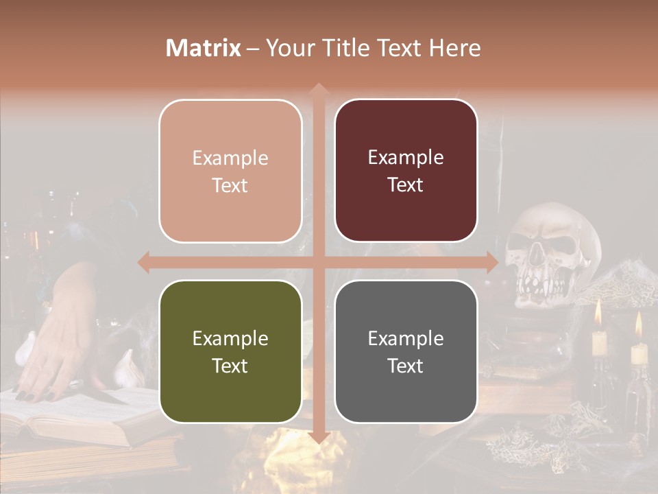 Evil Sorceress Bad PowerPoint Template