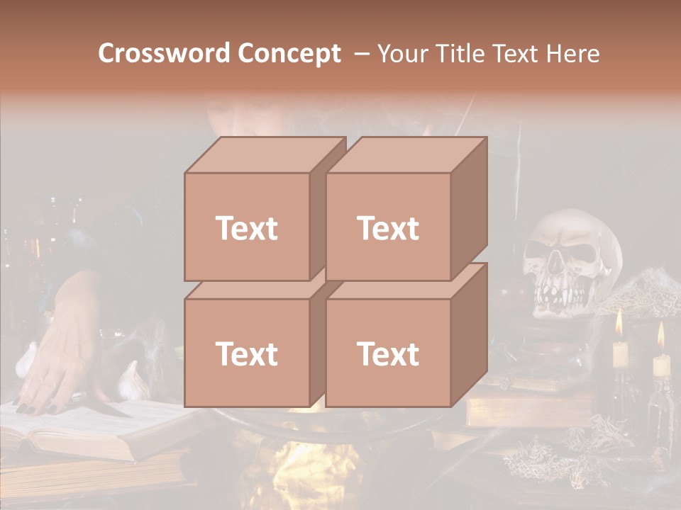 Evil Sorceress Bad PowerPoint Template