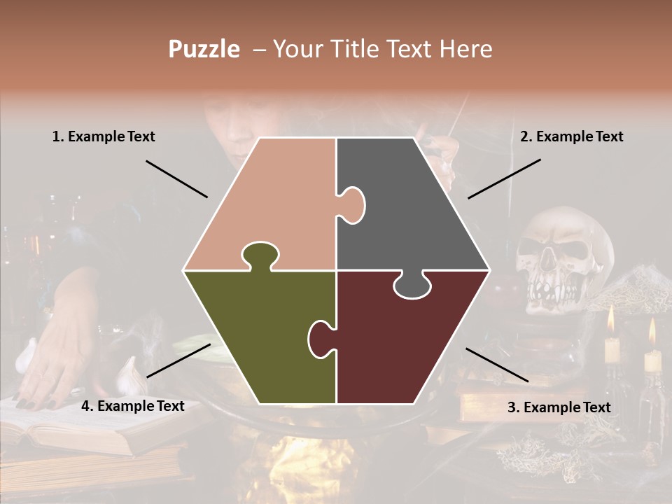 Evil Sorceress Bad PowerPoint Template