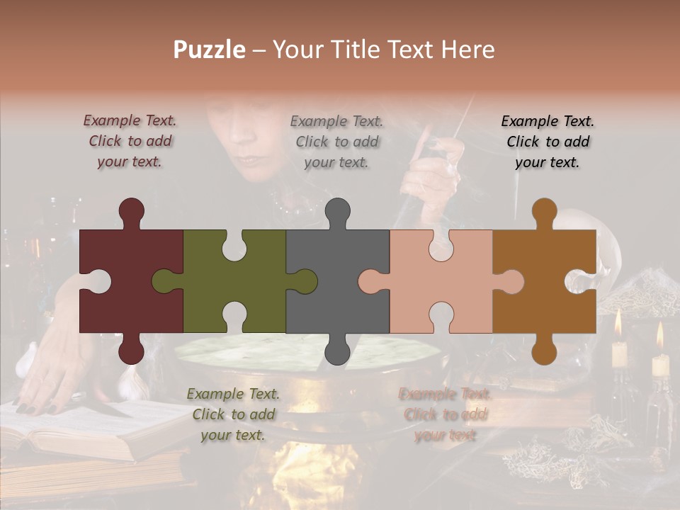 Evil Sorceress Bad PowerPoint Template