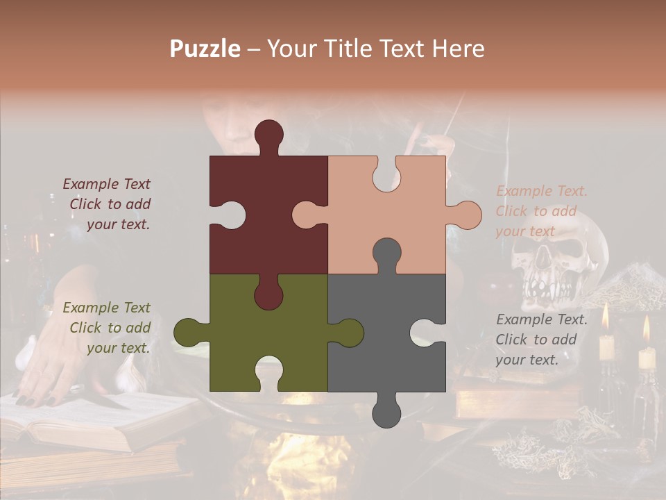 Evil Sorceress Bad PowerPoint Template