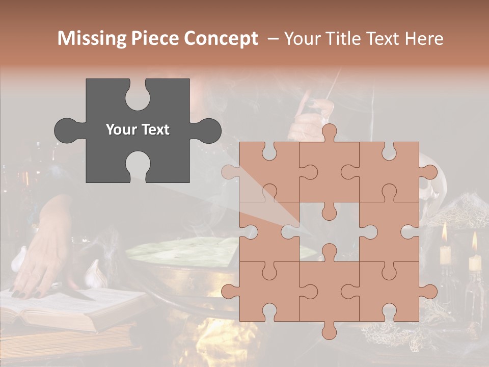 Evil Sorceress Bad PowerPoint Template