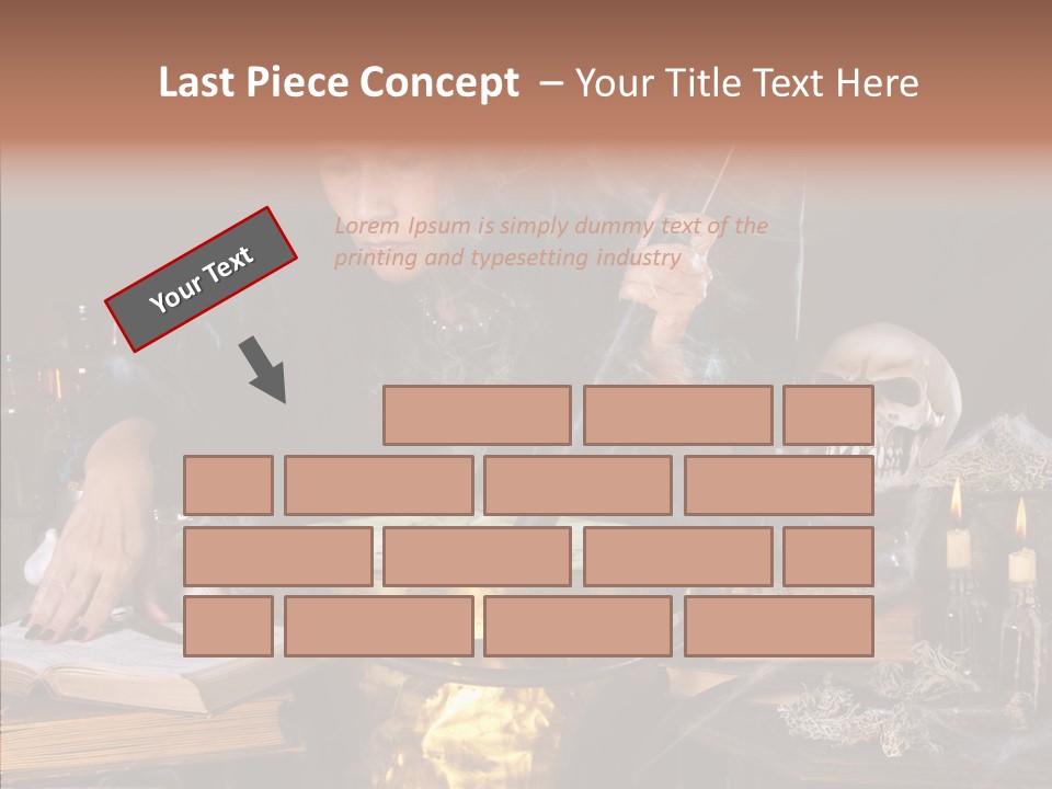 Evil Sorceress Bad PowerPoint Template