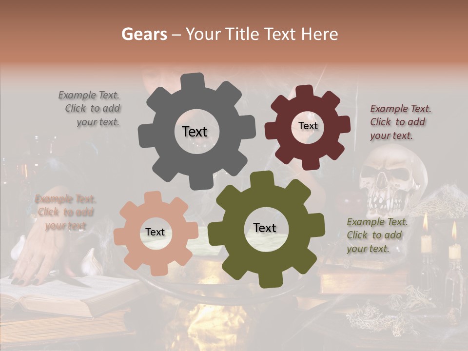 Evil Sorceress Bad PowerPoint Template