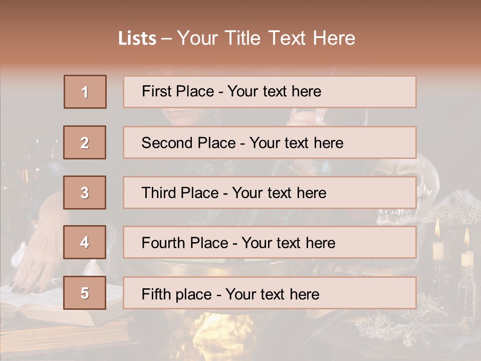 Evil Sorceress Bad PowerPoint Template