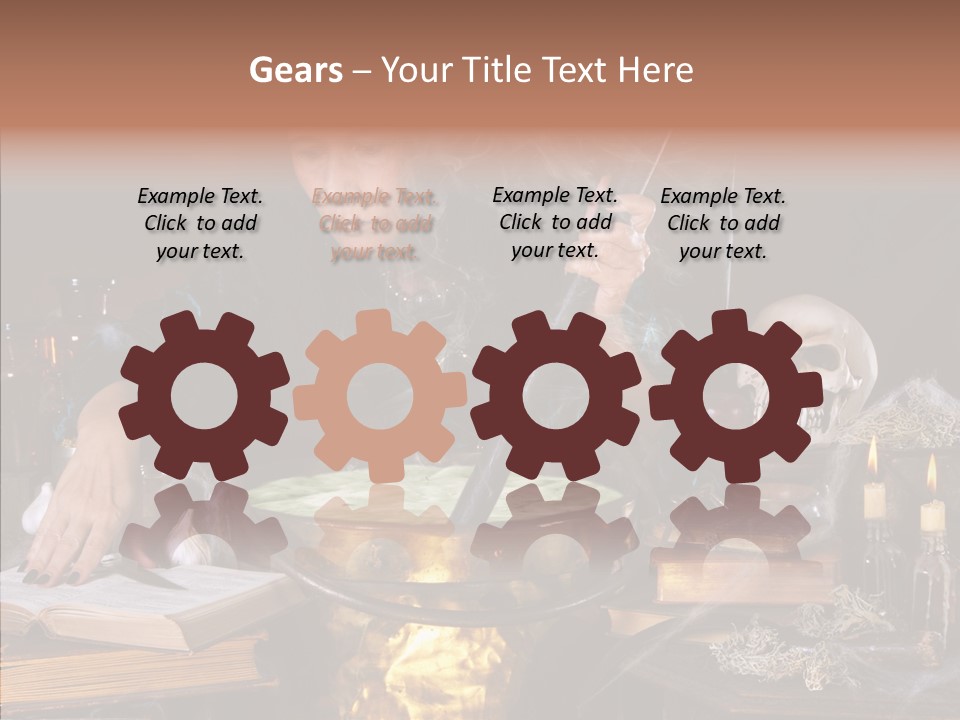 Evil Sorceress Bad PowerPoint Template