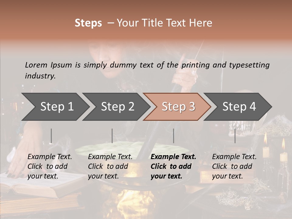 Evil Sorceress Bad PowerPoint Template
