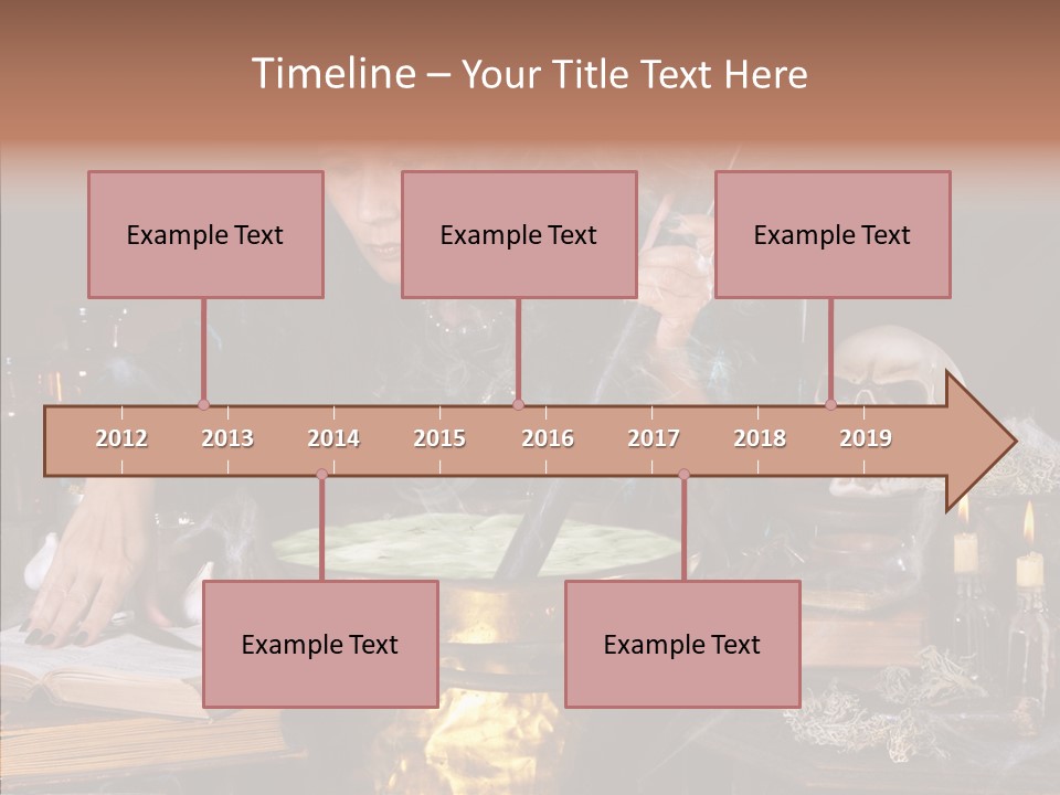 Evil Sorceress Bad PowerPoint Template