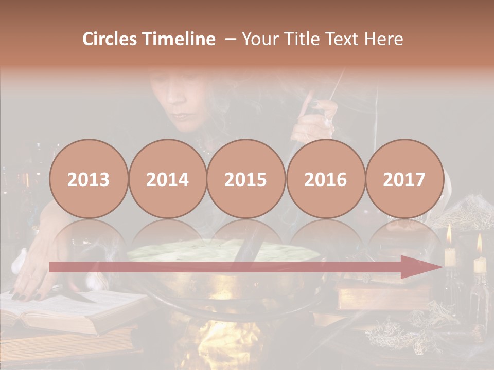 Evil Sorceress Bad PowerPoint Template