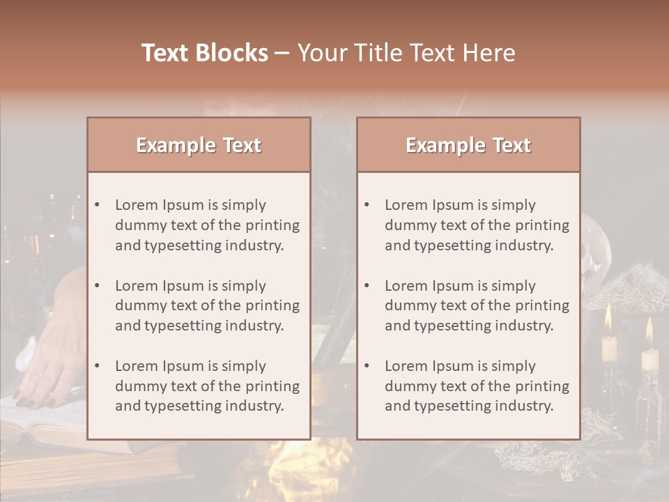 Evil Sorceress Bad PowerPoint Template