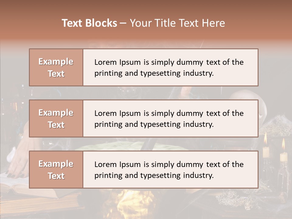 Evil Sorceress Bad PowerPoint Template