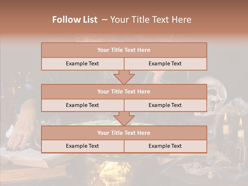 Evil Sorceress Bad PowerPoint Template