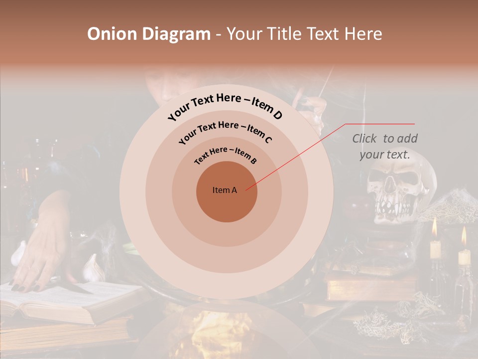 Evil Sorceress Bad PowerPoint Template