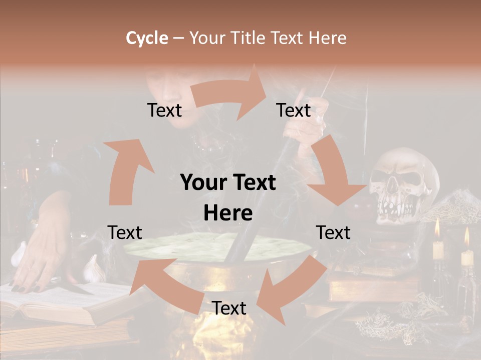 Evil Sorceress Bad PowerPoint Template