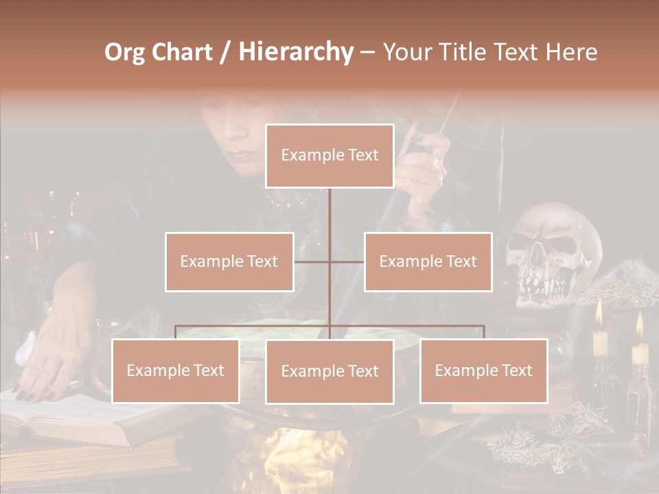 Evil Sorceress Bad PowerPoint Template