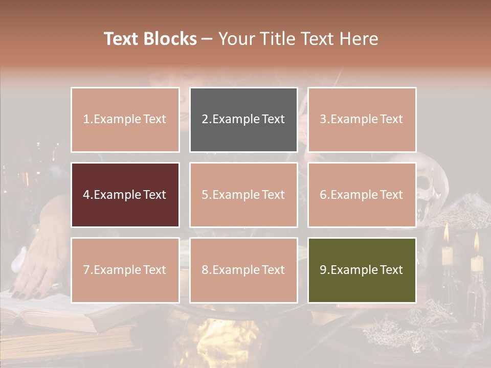Evil Sorceress Bad PowerPoint Template