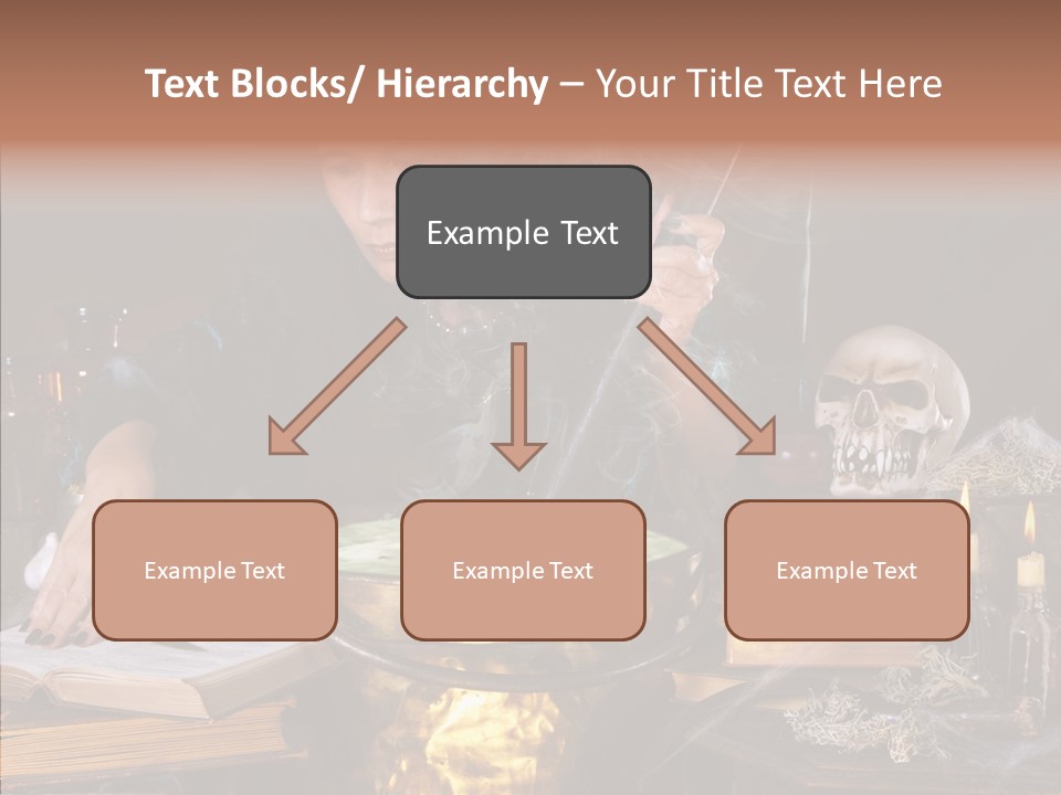 Evil Sorceress Bad PowerPoint Template