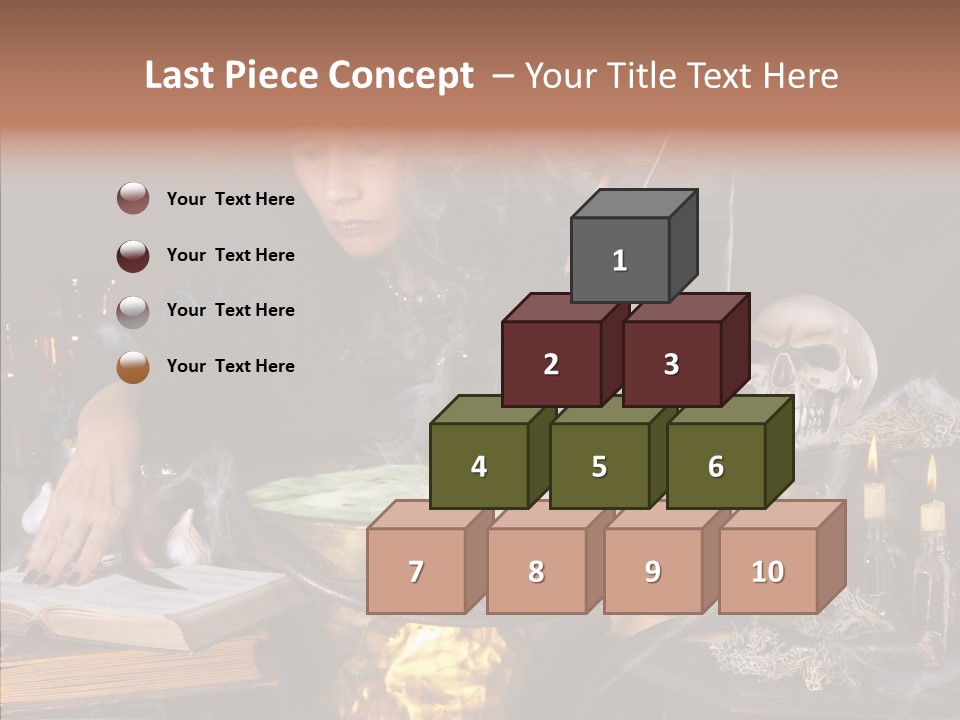 Evil Sorceress Bad PowerPoint Template