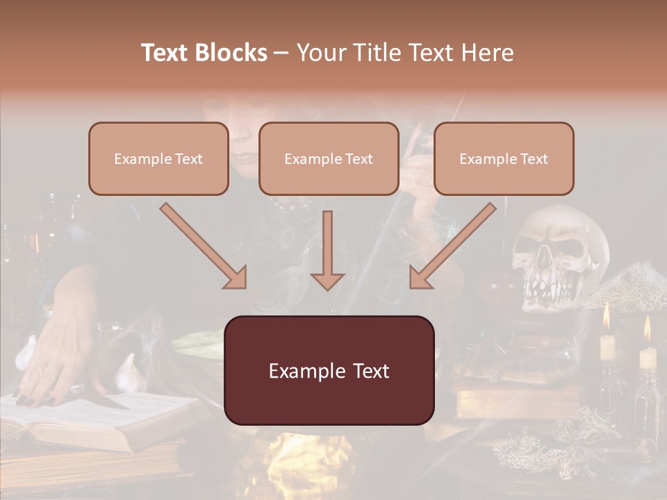 Evil Sorceress Bad PowerPoint Template