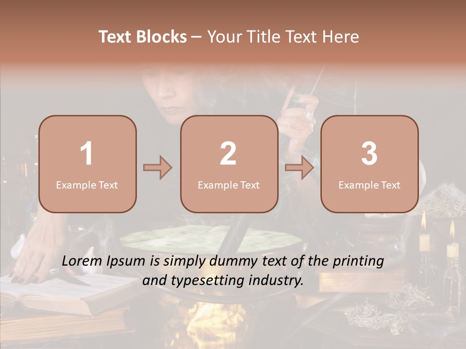 Evil Sorceress Bad PowerPoint Template