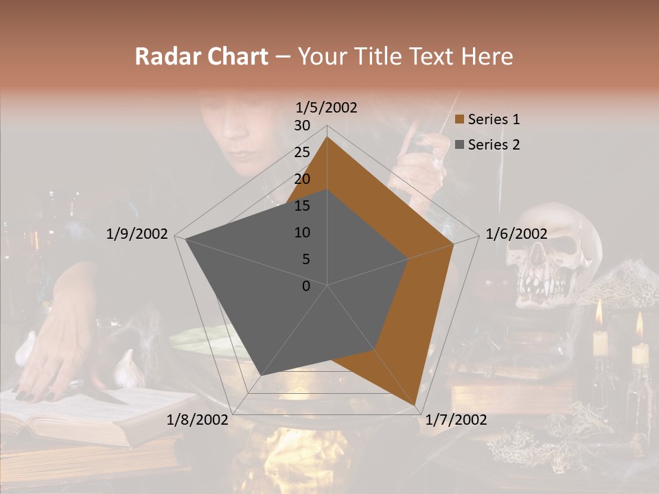 Evil Sorceress Bad PowerPoint Template