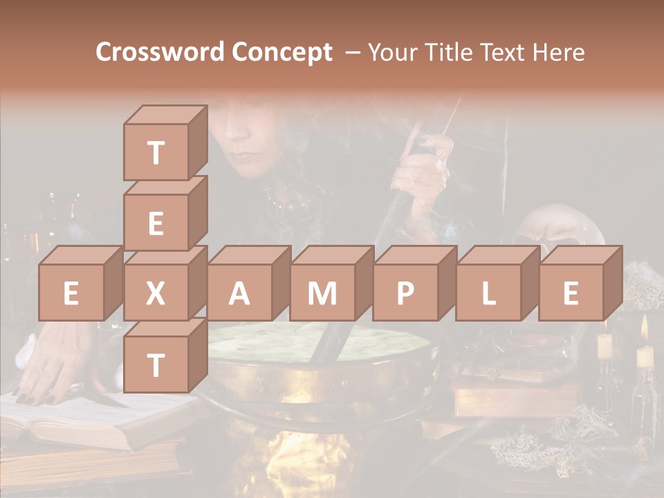 Evil Sorceress Bad PowerPoint Template