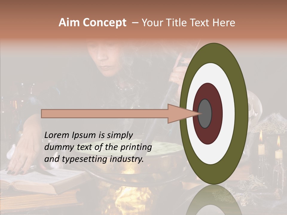 Evil Sorceress Bad PowerPoint Template