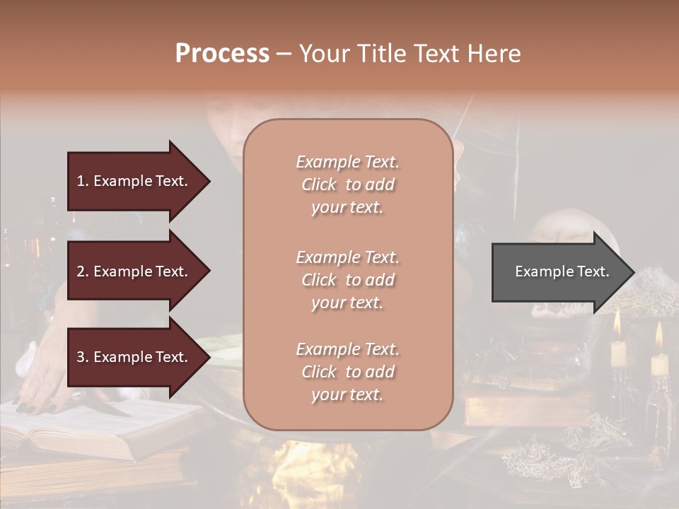 Evil Sorceress Bad PowerPoint Template